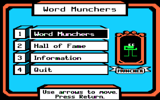 Word Munchers Screenshot 1